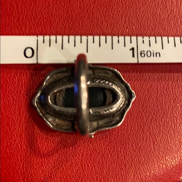 Vintage estate sterling silver opera ring - Picture 5 of 10